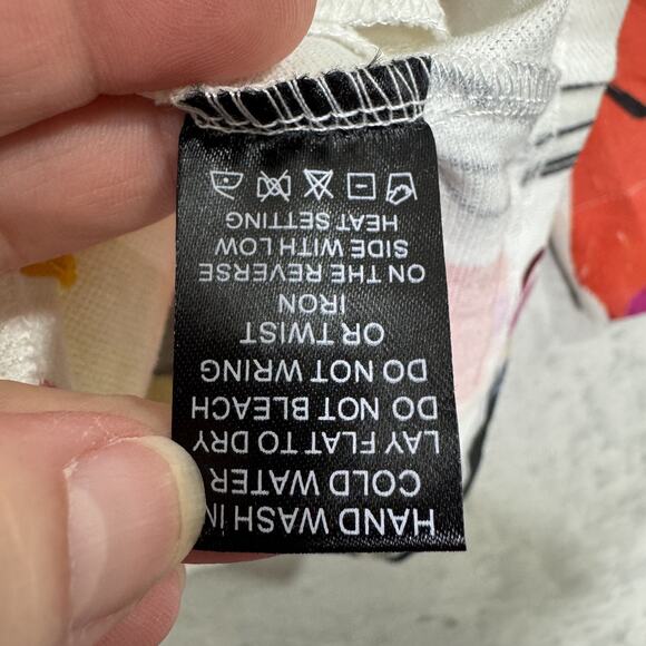 Berek Jacket Womens Medium Multicolor Floral Full Zip Pockets Artsy Print Modern - Picture 6 of 11